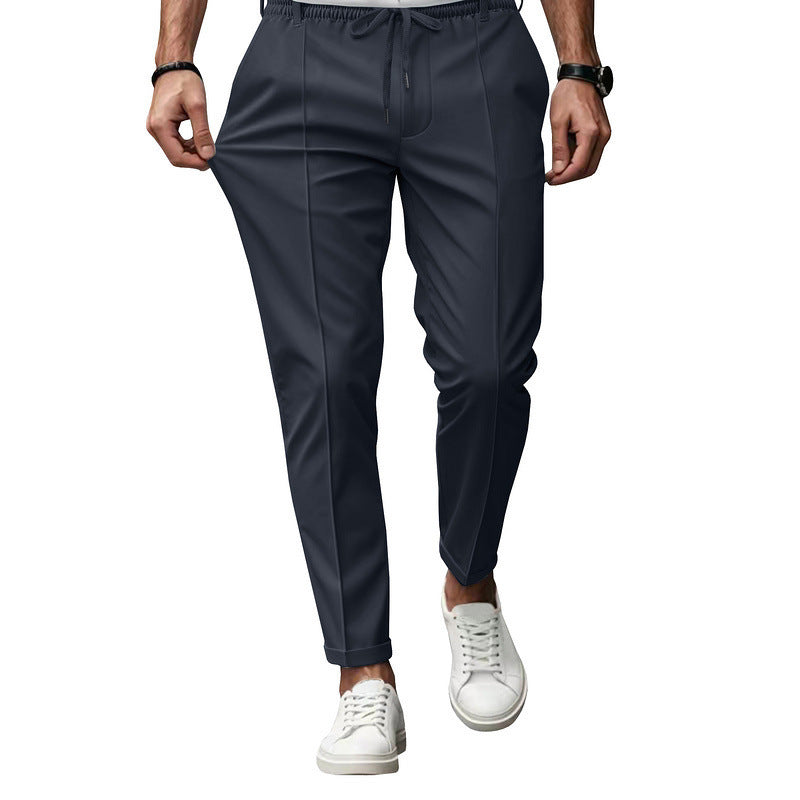Men’s Slim Fit Tapered Trousers for Smart Casual Everyday Style
