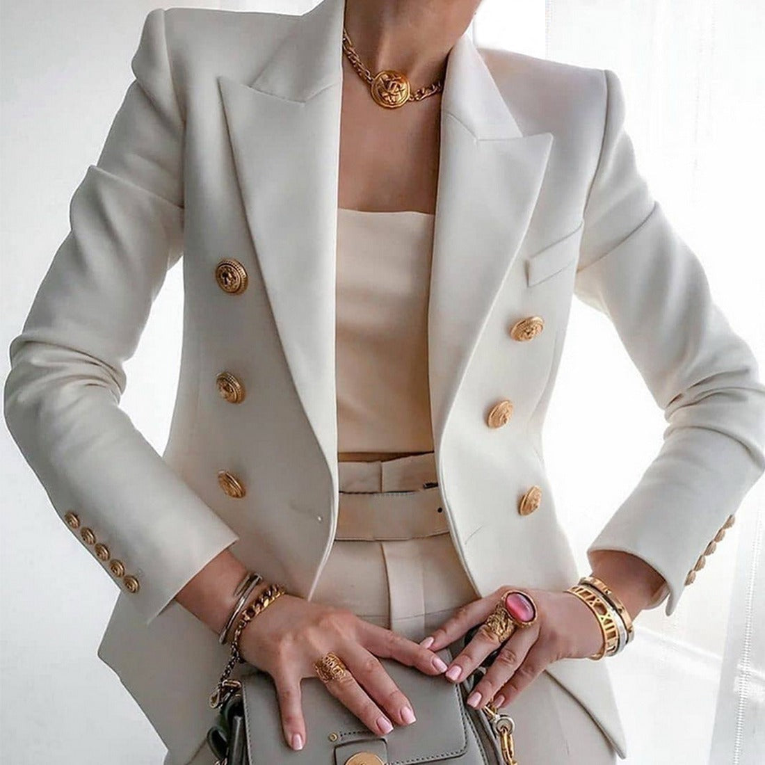 Women's Double Breasted Blazer for Effortless Chic and Confidence