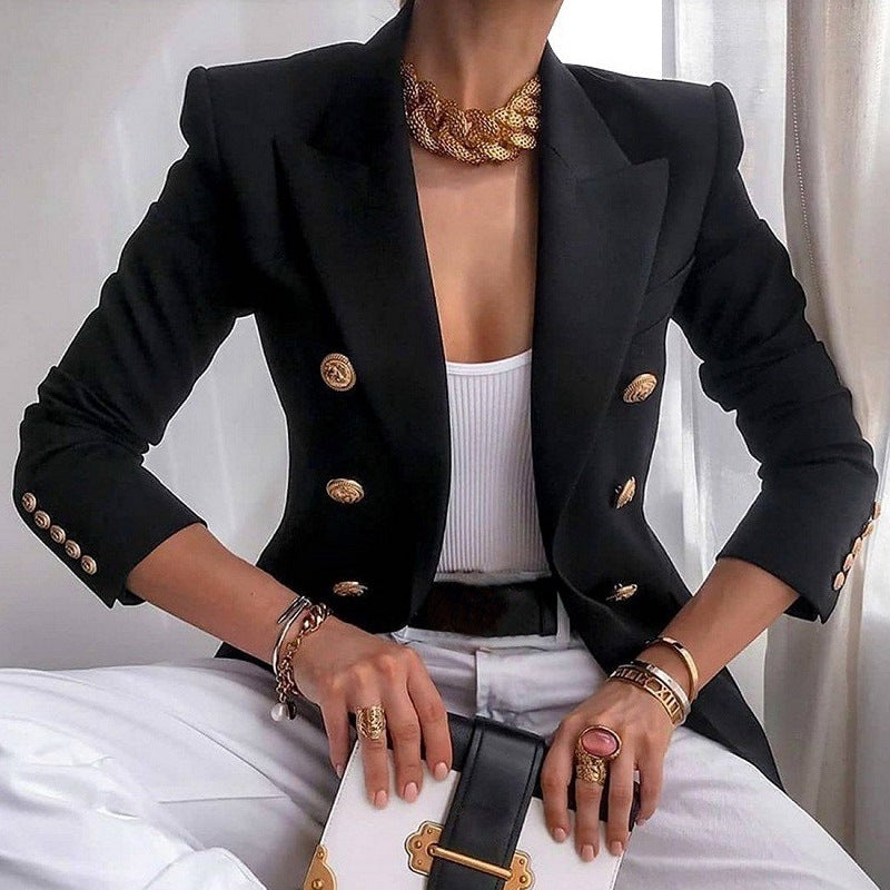 Women's Double Breasted Blazer for Effortless Chic and Confidence