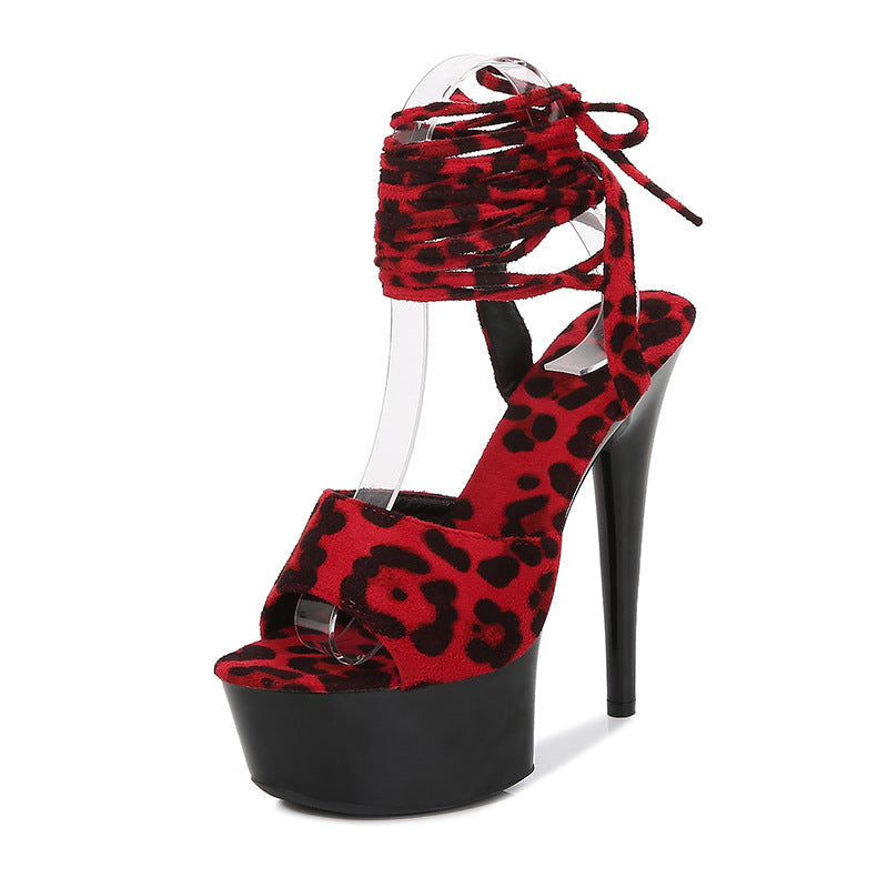 Womens Stiletto Heel | Leopard Print High Heels