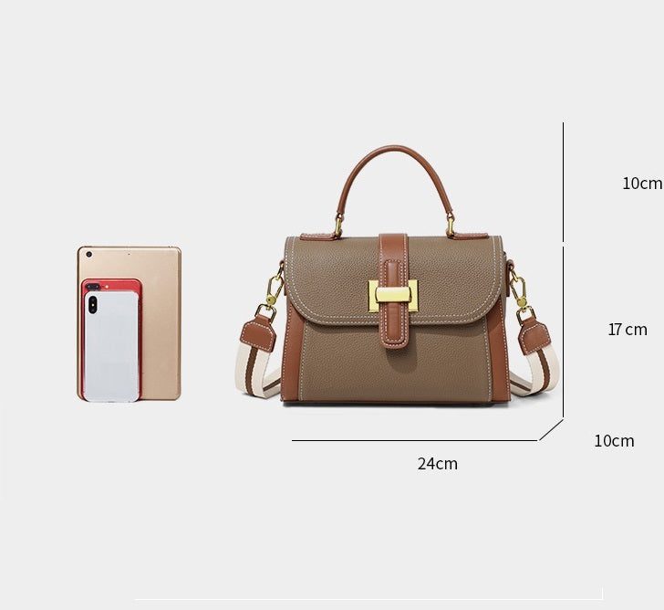 Womens Light Luxury One-shoulder Versatile Advanced Textured Handbag