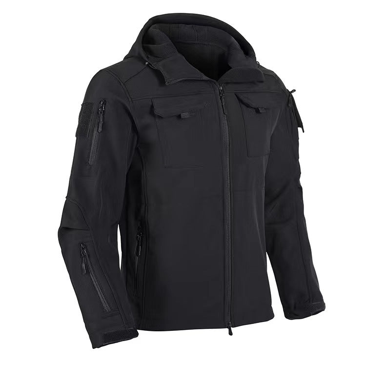 Mens Soft Shell Beetle Top Fleece-lined Windproof Waterproof Jacket
