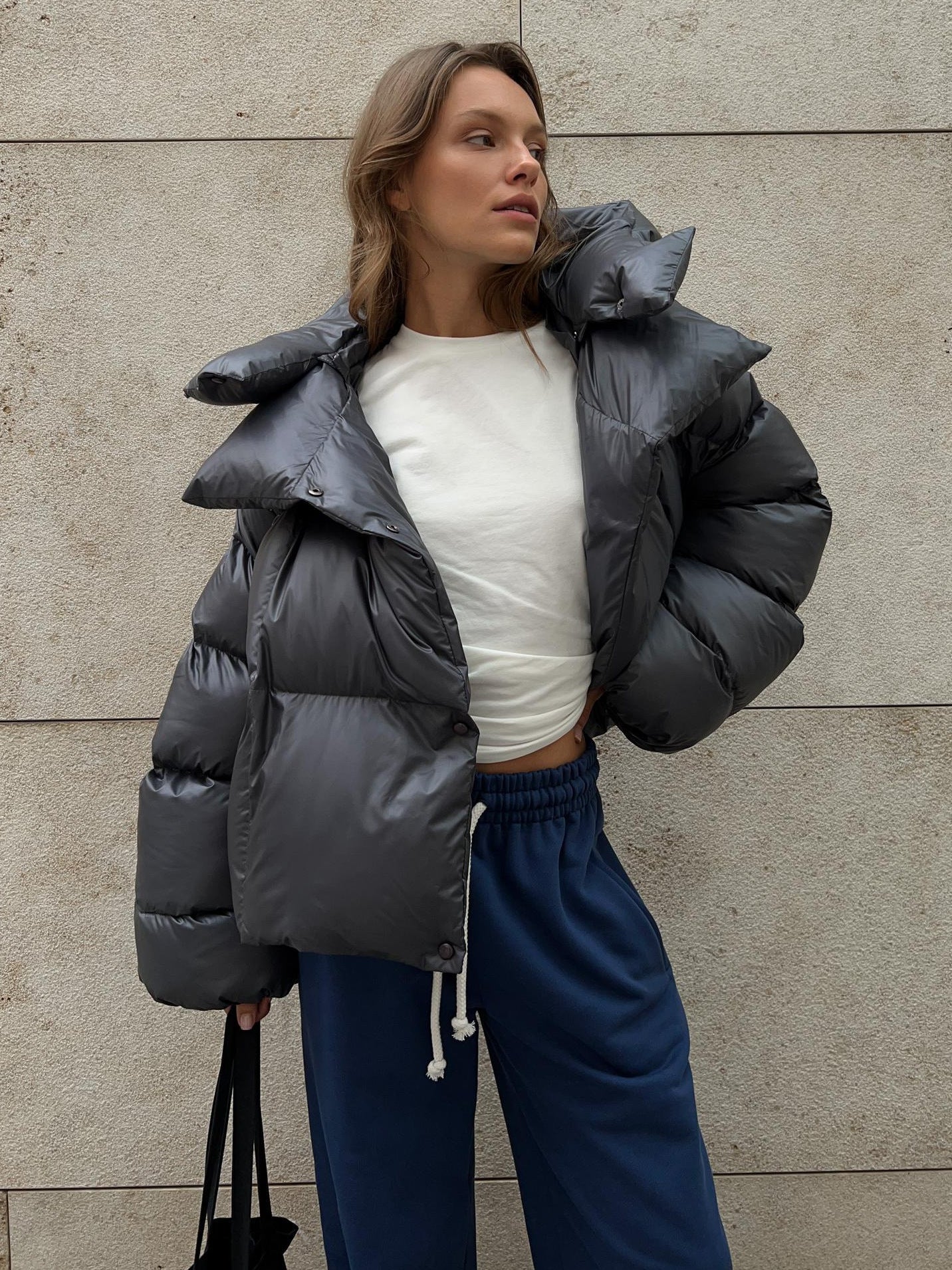 Women's Thick Bread Puffer Jacket | Cotton-padded Winter Coat
