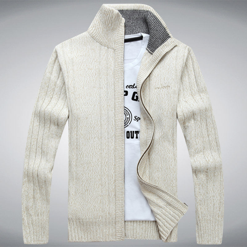 Mens Oversized loose sweater cardigan Jacket