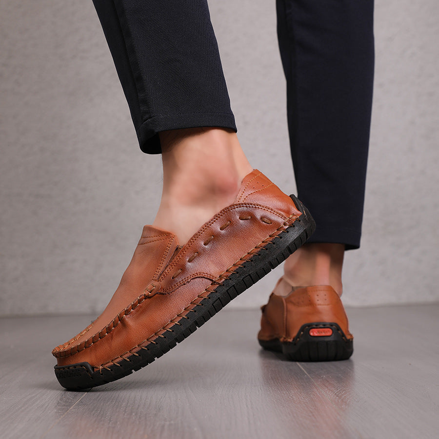 Men’s Lightweight Leather Loafers for Everyday Comfort and Style