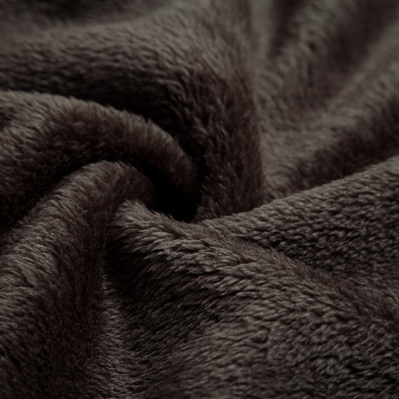 Mens Thick fleece cardigan jacket | Formal Coat with Inside Fur