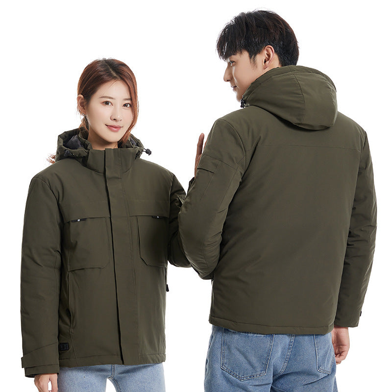 Heated Padding Jacket - Intelligent Heating Charge Jacket For Men And Women