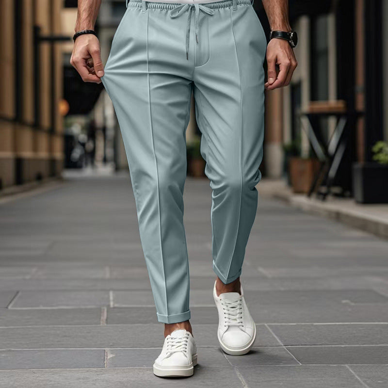 Men’s Slim Fit Tapered Trousers for Smart Casual Everyday Style