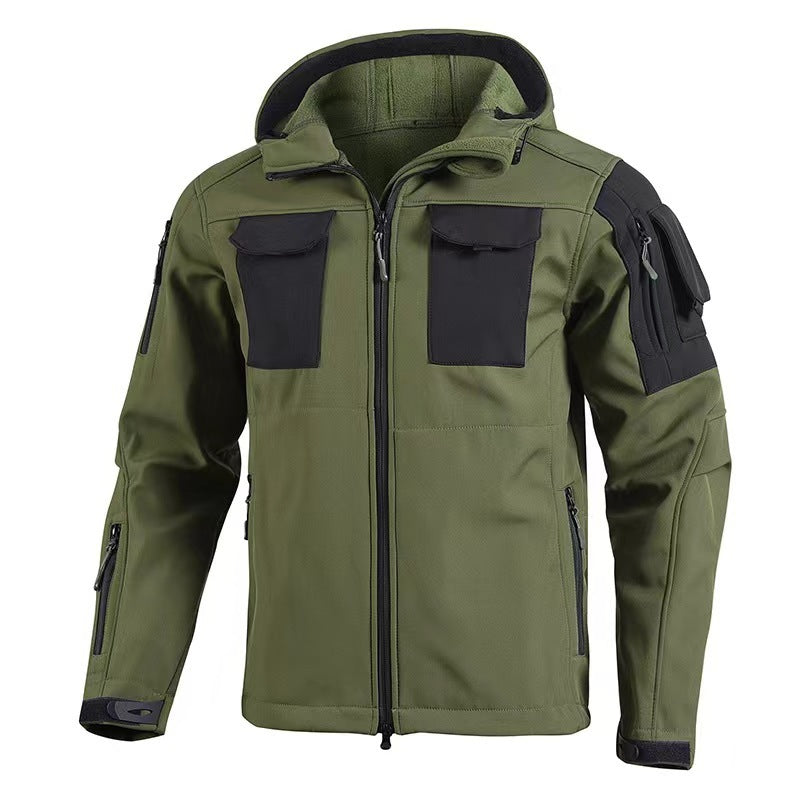 Mens Soft Shell Beetle Top Fleece-lined Windproof Waterproof Jacket