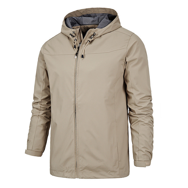 Mens Outdoor Windproof And Waterproof All Season Mountaineering Jacket