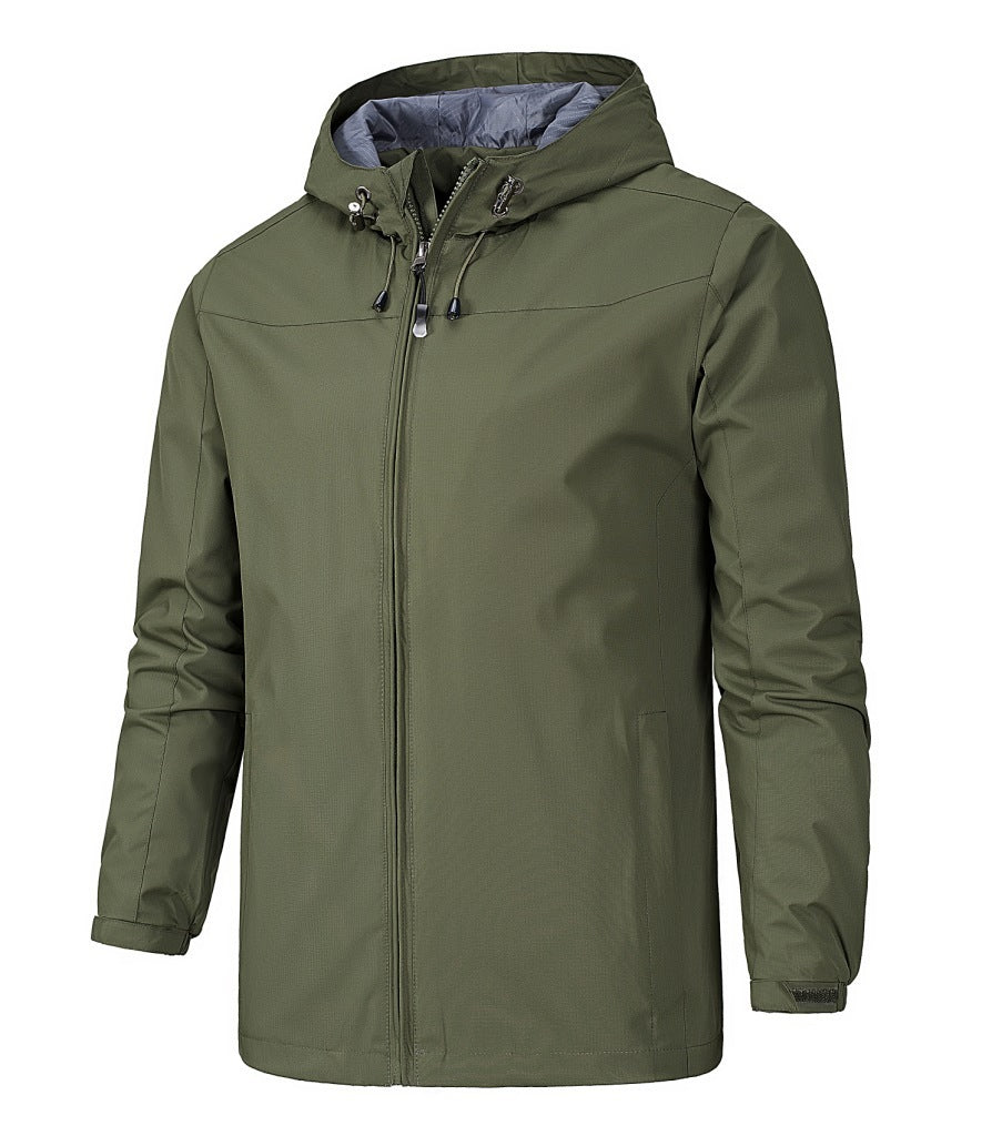 Mens Outdoor Windproof And Waterproof All Season Mountaineering Jacket