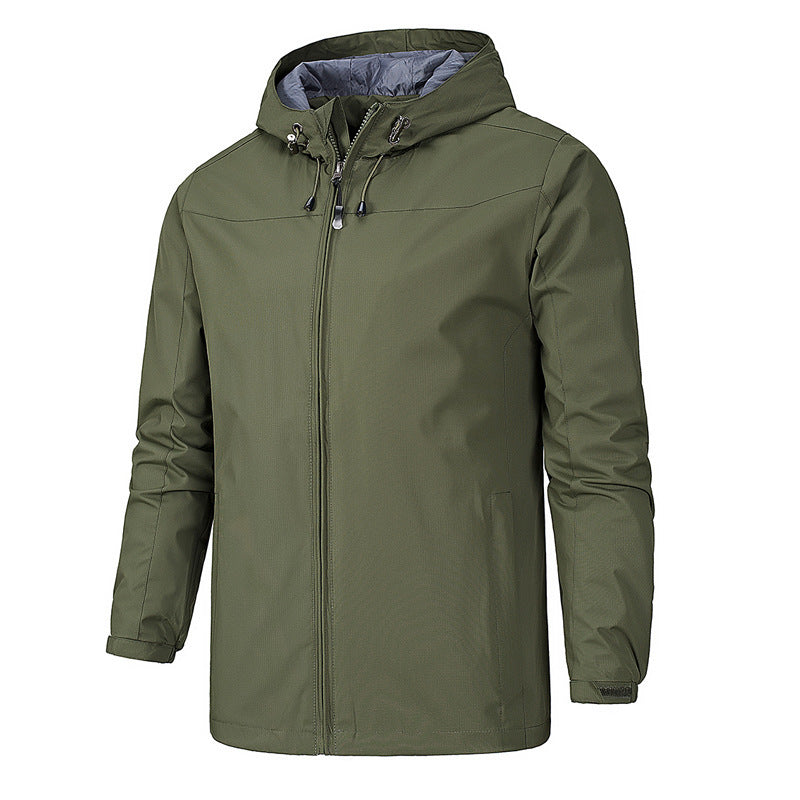 Mens Outdoor Windproof And Waterproof All Season Mountaineering Jacket