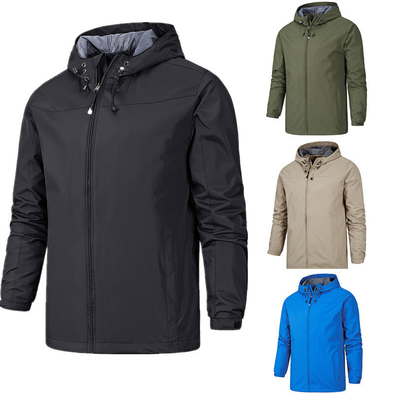 Mens Outdoor Windproof And Waterproof All Season Mountaineering Jacket