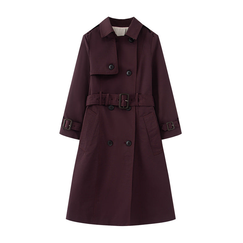 Womens Winter Trench | Mid-length British Trench Coat