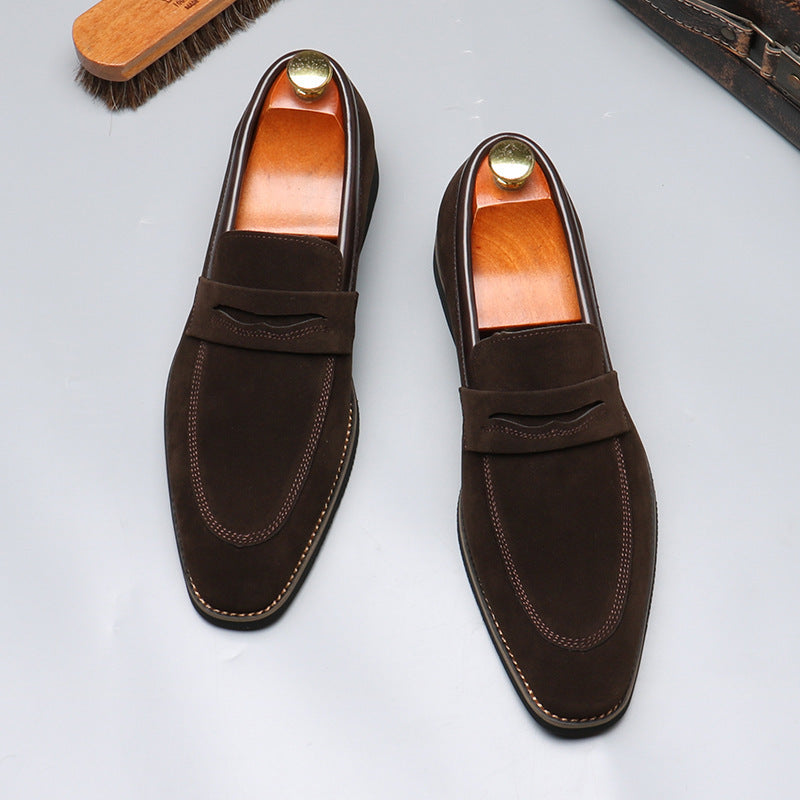 Men’s British Suede Leather Loafers for Effortless Everyday Elegance