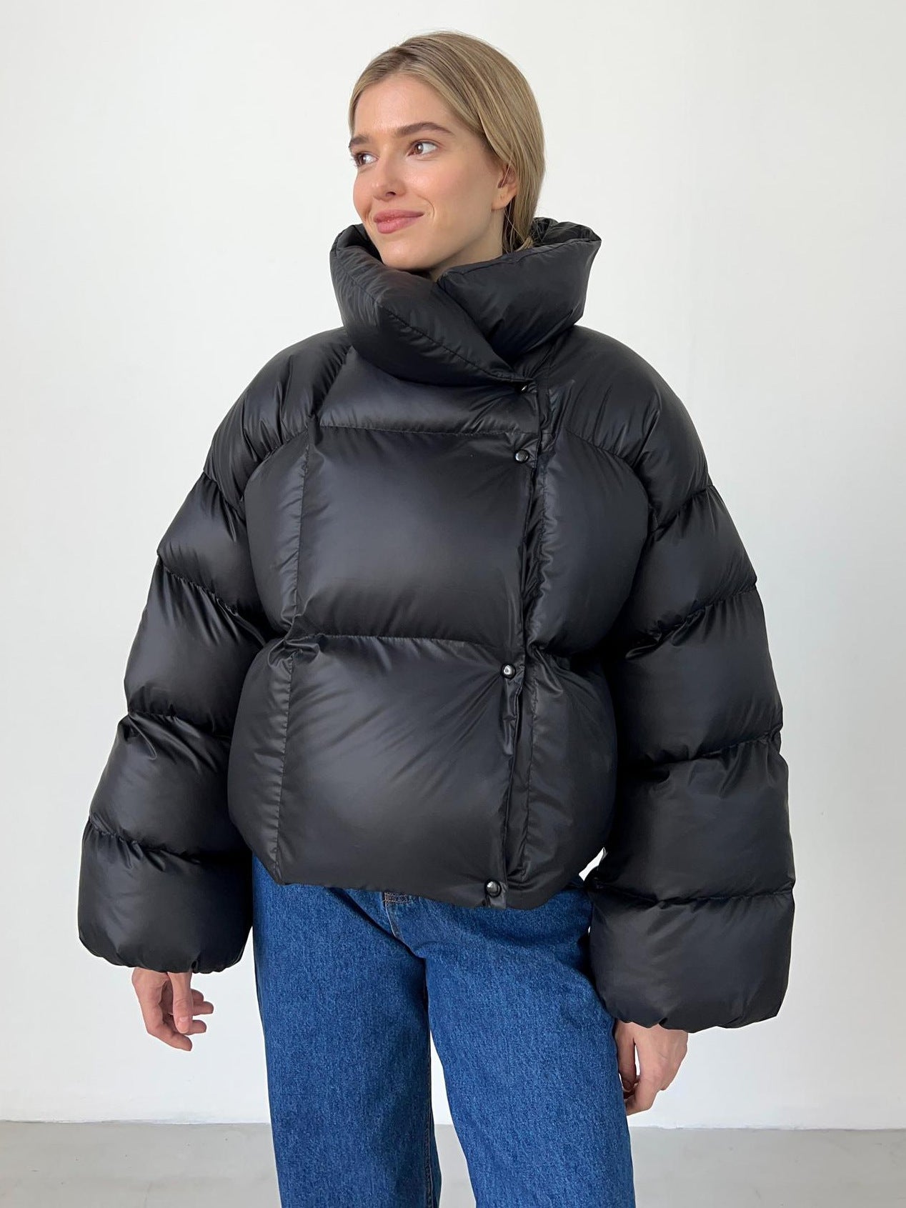 Women's Thick Bread Puffer Jacket | Cotton-padded Winter Coat