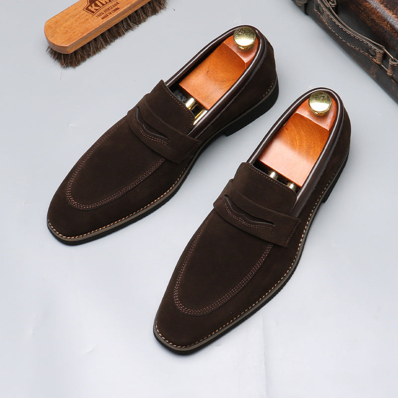 Men’s British Suede Leather Loafers for Effortless Everyday Elegance