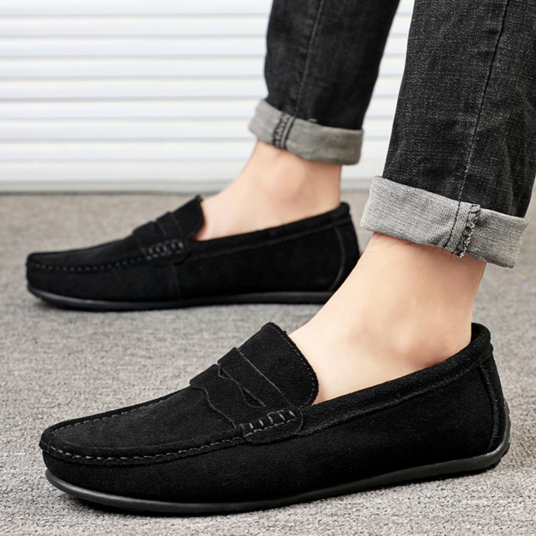 Men’s Suede Leather Loafers for Casual Everyday Comfort