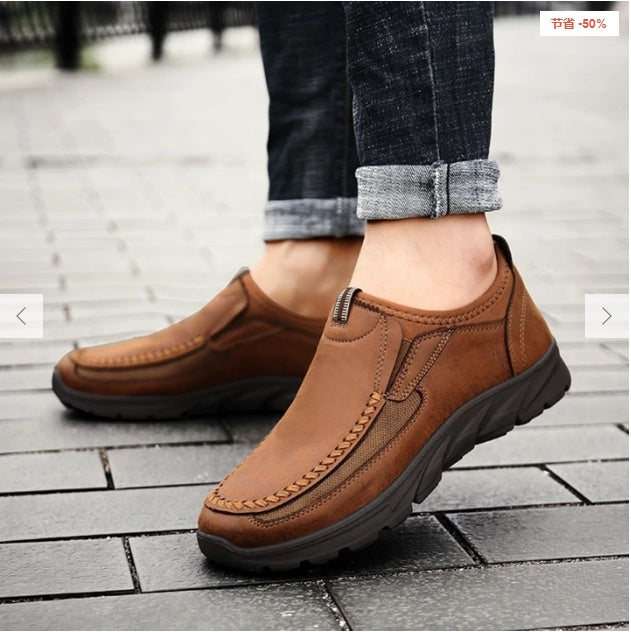 Men's casual shoes | Comfortable Rubber sole loafers