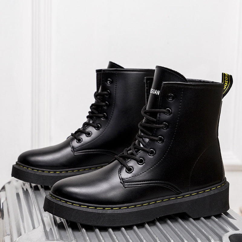 Women's Comfortable Platform High-top PU Women's Dr Martens Boots