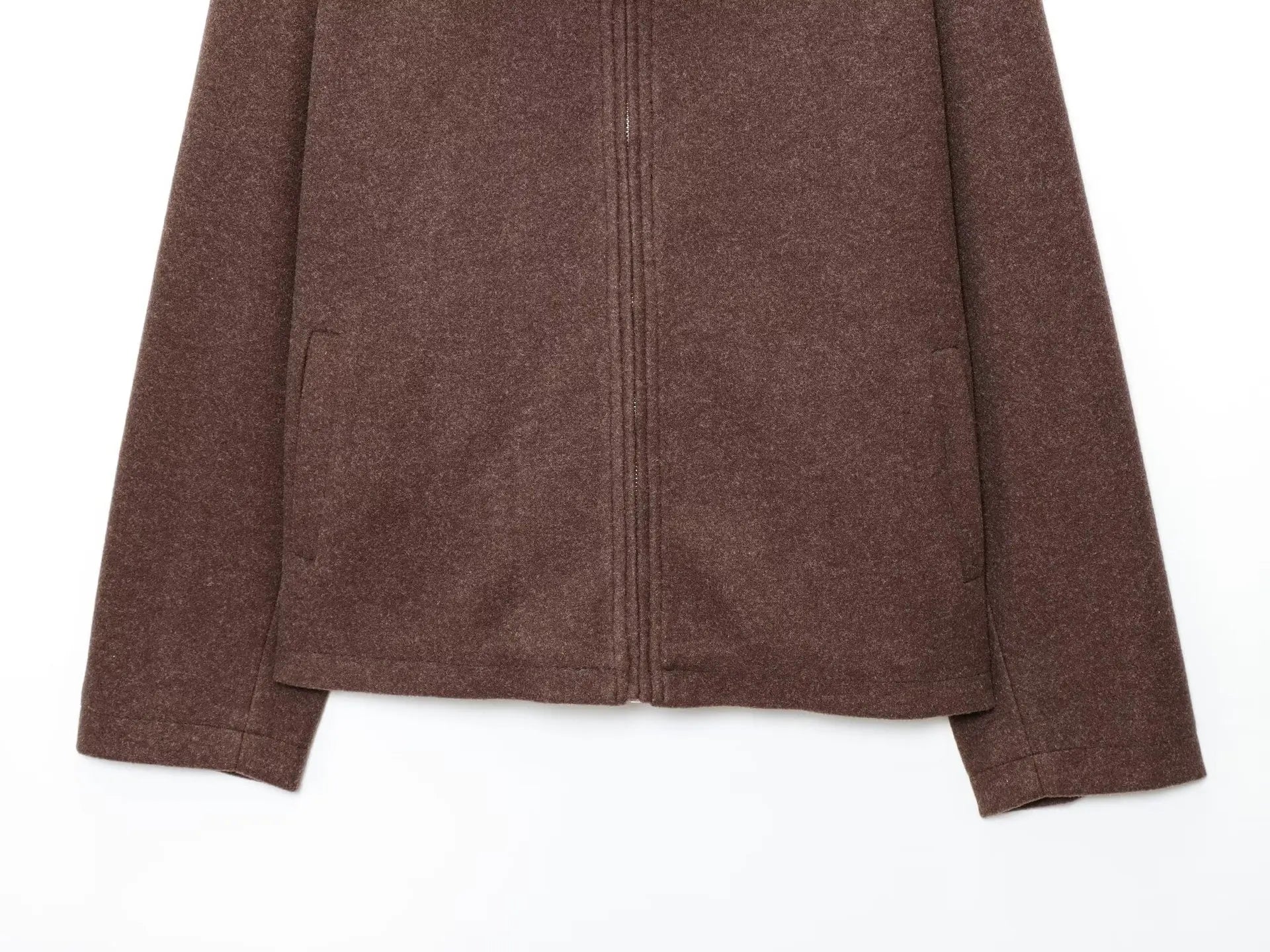 Women's Lapel Woolen Jacket | Textured Casual Versatile Coat