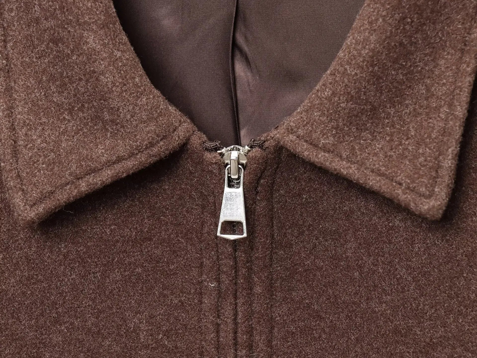 Women's Lapel Woolen Jacket | Textured Casual Versatile Coat