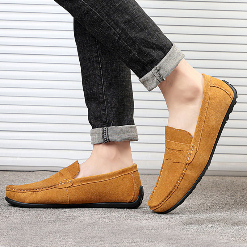 Men’s Suede Leather Loafers for Casual Everyday Comfort
