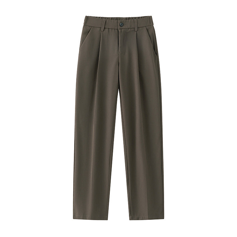 Women’s Versatile Loose Straight Casual Trousers for Everyday Comfort