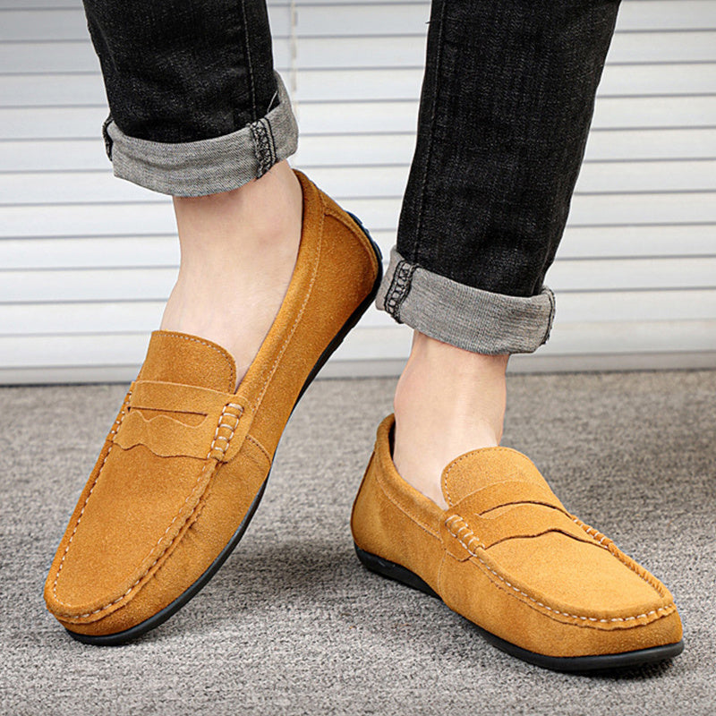 Men’s Suede Leather Loafers for Casual Everyday Comfort