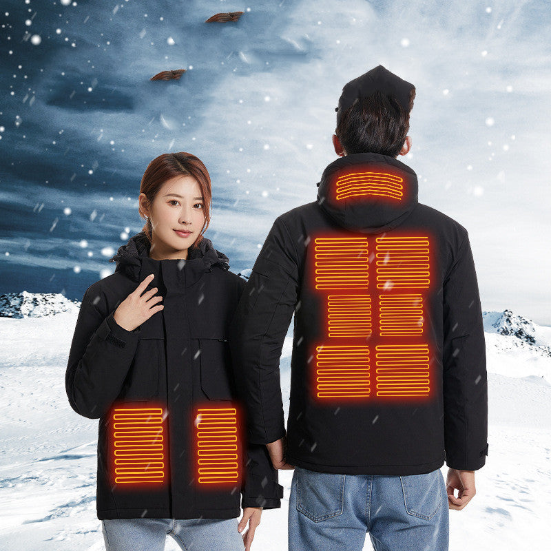 Heated Padding Jacket - Intelligent Heating Charge Jacket For Men And Women