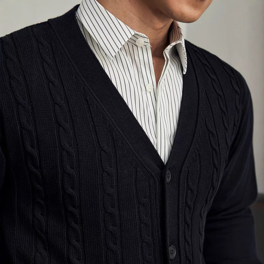 Men's Casual Knitted Cardigan for Everyday Comfort and Style
