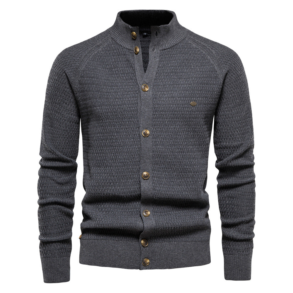 Men's Cashmere Cardigan Pure Wool for Effortless Winter Style and Comfort