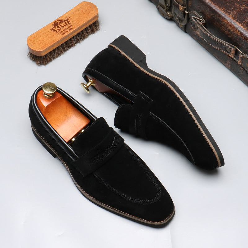 Men’s British Suede Leather Loafers for Effortless Everyday Elegance